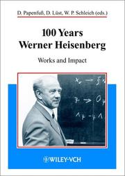 Front cover of 100 years Werner Heisenberg by Wolfgang Schleich