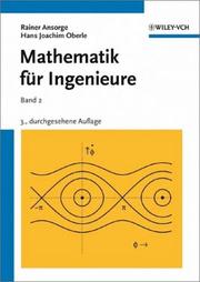 Front cover of Mathematik Fur Ingenieure : Band 2 by Rainer Ansorge