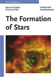 Front cover of The formation of stars by Steven William Stahler