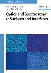 Front cover of Optics and spectroscopy at surfaces and interfaces by Vladimir G. Bordo