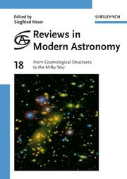 Front cover of Reviews in Modern Astronomy by Siegfried Röser