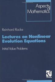 Cover of Lectures on nonlinear evolution equations by Reinhard Racke