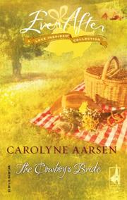 Front cover of The Cowboy's Bride by Carolyne Aarsen