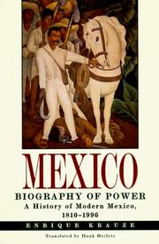 Cover of Mexico: Biography of Power by Enrique Krauze