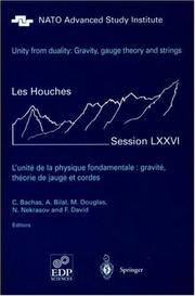 Front cover of Unity from duality by Ecole d'été de physique théorique (76th 2001 Les Houches, Haute-Savoie, France)