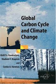 Cover of Global carbon cycle and climate change by K. I︠A︡ Kondratʹev