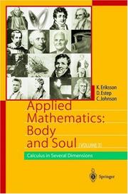 Cover of Applied mathematics by K. Eriksson