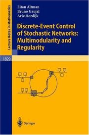 Front cover of Discrete-event control of stochastic networks by Eitan Altman