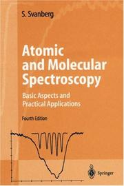 Front cover of Atomic and molecular spectroscopy by Sune Svanberg