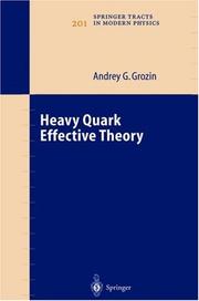 Front cover of Heavy Quark Effective Theory by Andrey Grozin