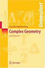 Cover of Complex Geometry by Daniel Huybrechts