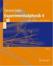 Cover of Experimentalphysik 4 by Wolfgang Demtröder