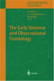 Front cover of The early universe and observational cosmology by Mexican School on Gravitation and Mathematical Physics (5th 2002 Playa del Carmen, Mexico)