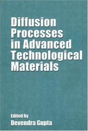 Cover of Diffusion Processes In Advanced Technological Materials by Devendra Gupta