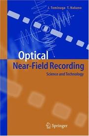 Front cover of Optical near-field recording by Junji Tominaga