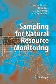Front cover of Sampling for Natural Resource Monitoring by Jaap de Gruijter