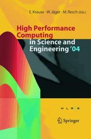 Front cover of High performance computing in science and engineering '04 by HLRS Results and Review Workshop (7th 2004 Stuttgart, Germany)