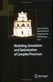 Front cover of Modelling, simulation and optimization of complex processes by Proceedings of the International Conference on High Performance Scientific Computing (2003 Hanoi, Vietnam)