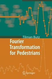 Cover of Fourier Transformation for Pedestrians by Tilman Butz