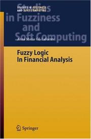 Front cover of Fuzzy Logic in Financial Analysis (Studies in Fuzziness and Soft Computing) by Anna Maria Gil-Lafuente
