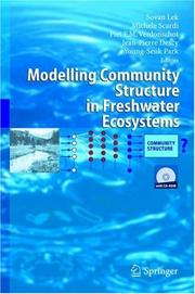 Front cover of Modelling community structure in freshwater ecosystems by Young-Seuk Park