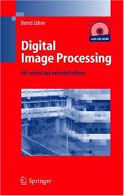 Cover of Digital image processing by Bernd Jähne
