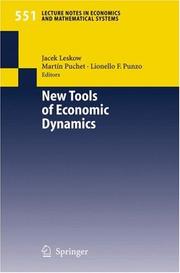 Cover of New tools of economic dynamics by Lionello F. Punzo