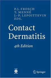 Cover of Contact dermatitis by J.-P Lepoittevin