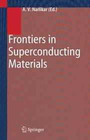 Front cover of Frontiers in Superconducting Materials by Anant V. Narlikar