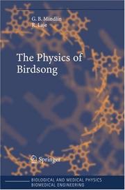 Front cover of The physics of birdsong by Gabriel B. Mindlin