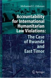 Front cover of Accountability for International Humanitarian Law Violations by Mohamed Chande Othman