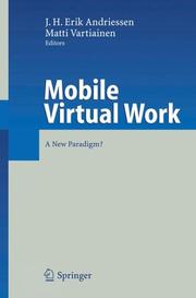 Cover of Mobile virtual work by J. H. Erik Andriessen