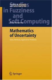 Front cover of Mathematics of Uncertainty by Hans Bandemer