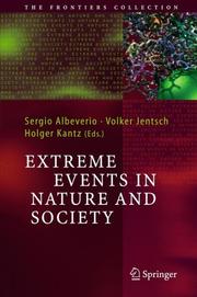 Front cover of Extreme events in nature and society by Sergio Albeverio