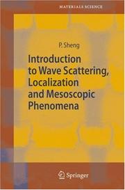 Cover of Introduction to Wave Scattering, Localization and Mesoscopic Phenomena by P. Sheng