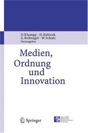 Front cover of Medien, Ordnung und Innovation by Dieter Klumpp