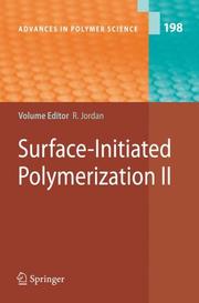 Front cover of Surface-Initiated Polymerization II (Advances in Polymer Science) by Rainer Jordan