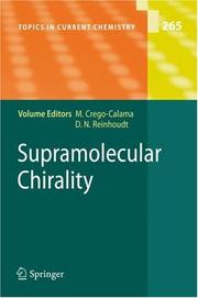 Cover of Supramolecular chirality by David B. Amabilino