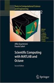 Cover of Scientific computing with MATLAB and Octave by Alfio Quarteroni