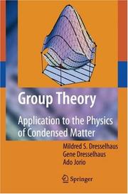 Cover of Group theory by M. S. Dresselhaus