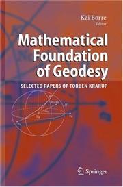 Cover of Mathematical Foundation of Geodesy by Kai Borre
