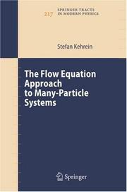 Front cover of The Flow Equation Approach to Many-Particle Systems by Stefan Kehrein