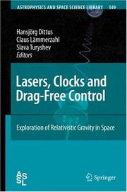 Front cover of Lasers, clocks and drag-free control by Hansjörg Dittus
