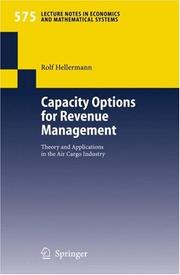 Cover of Capacity Options for Revenue Management by Rolf Hellermann