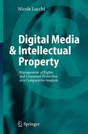 Cover of Digital Media & Intellectual Property by Nicola Lucchi