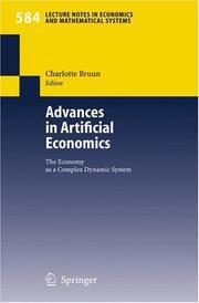 Front cover of Advances in Artificial Economics by Charlotte Bruun