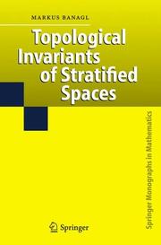 Front cover of Topological Invariants of Stratified Spaces by M. Banagl