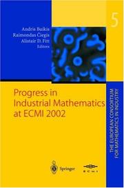 Cover of Progress in industrial mathematics at ECMI 2002 by Andris Buikis