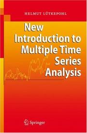 Cover of New Introduction to Multiple Time Series Analysis by Helmut Lütkepohl