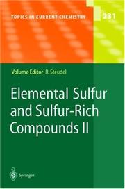 Front cover of Elemental Sulfur and Sulfur-Rich Compounds II by Ralf Steudel